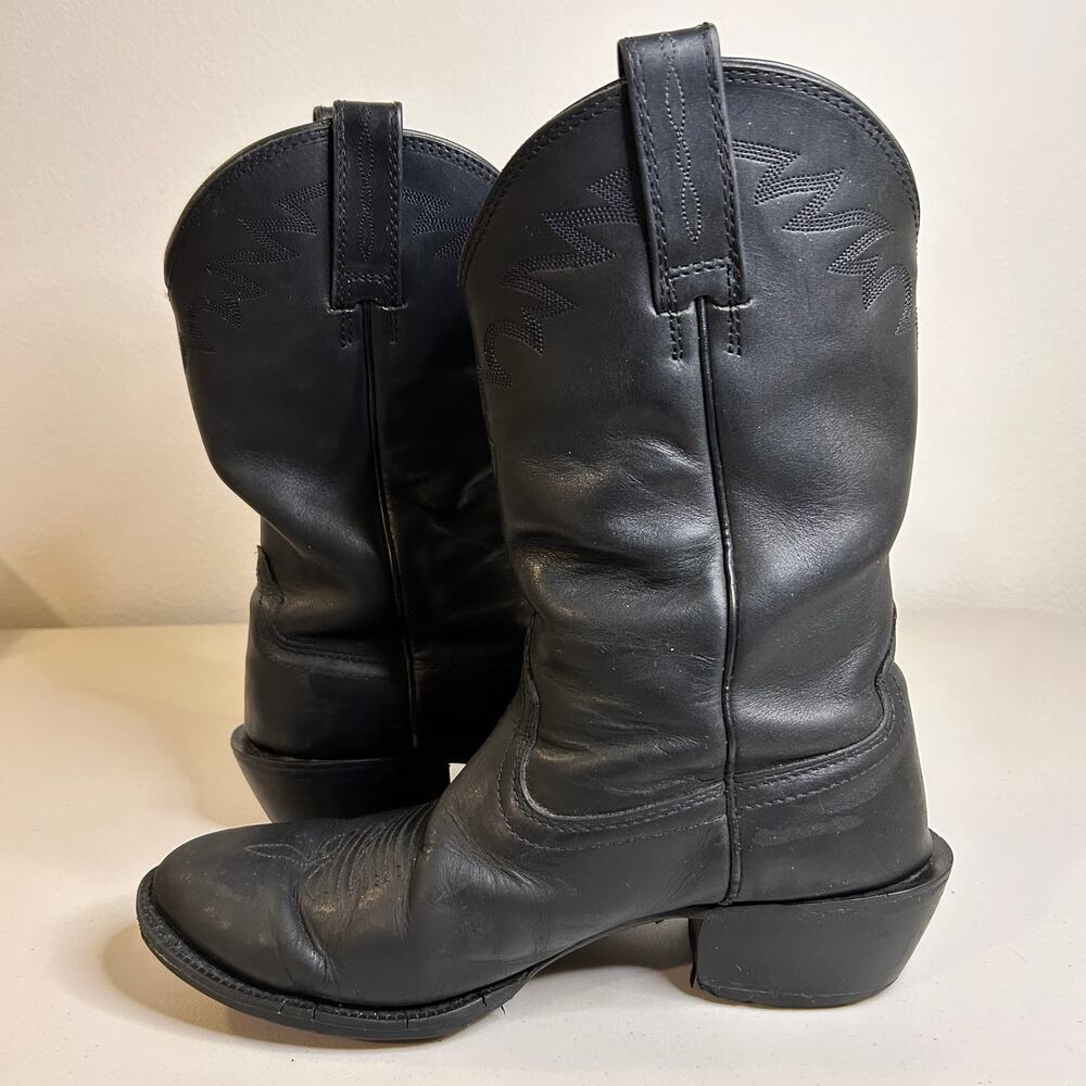 Ariat Men's Sedona Black Western Ranch Farm Cowboy Boots Size 9.5‎ EE (Wide) - Picture 8 of 15